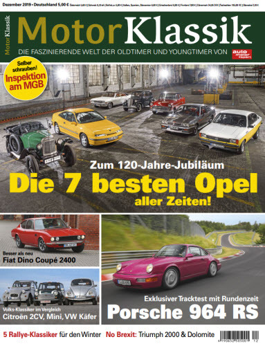 Motor Klassik – aktuelle Ausgabe 2019-12 — Download