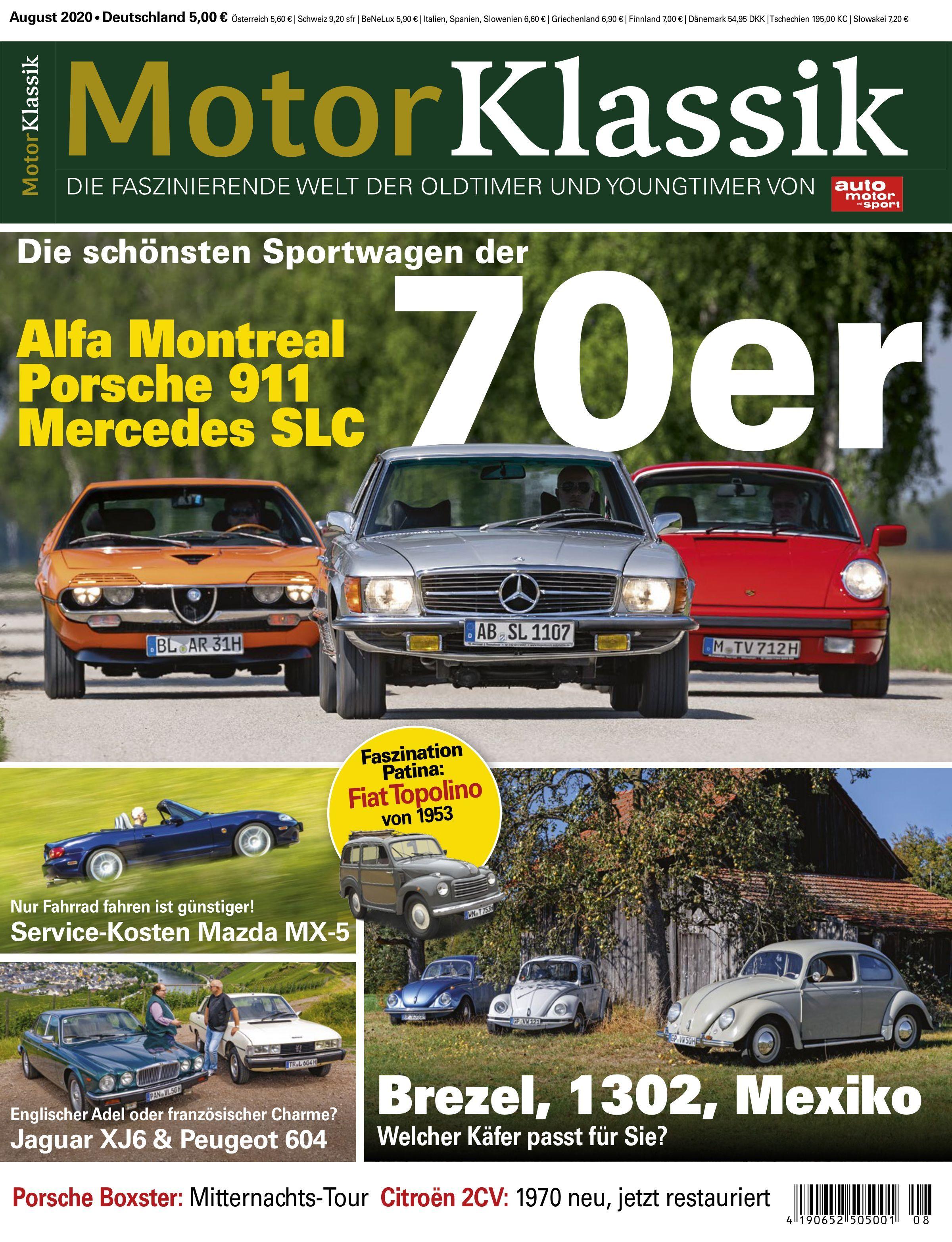 Motor Klassik – aktuelle Ausgabe 2020-08 — Download