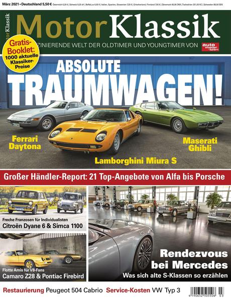 Motor Klassik – aktuelle Ausgabe 2021-03 — Download