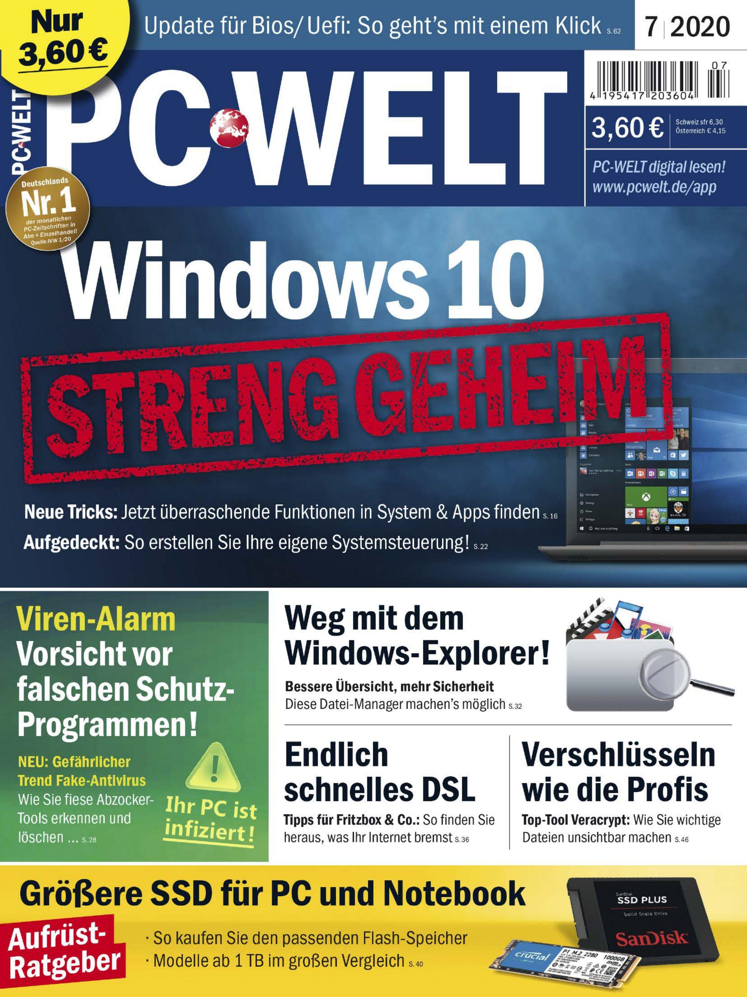 PC Welt – Aktuelle Ausgabe 2020-07 — Download