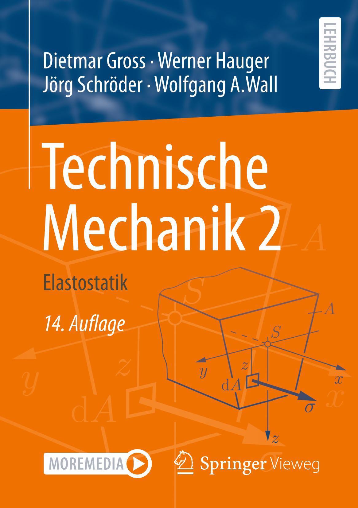 Dietmar Gross – Technische Mechanik 2- Elastostatik, 14. Auflage — Download