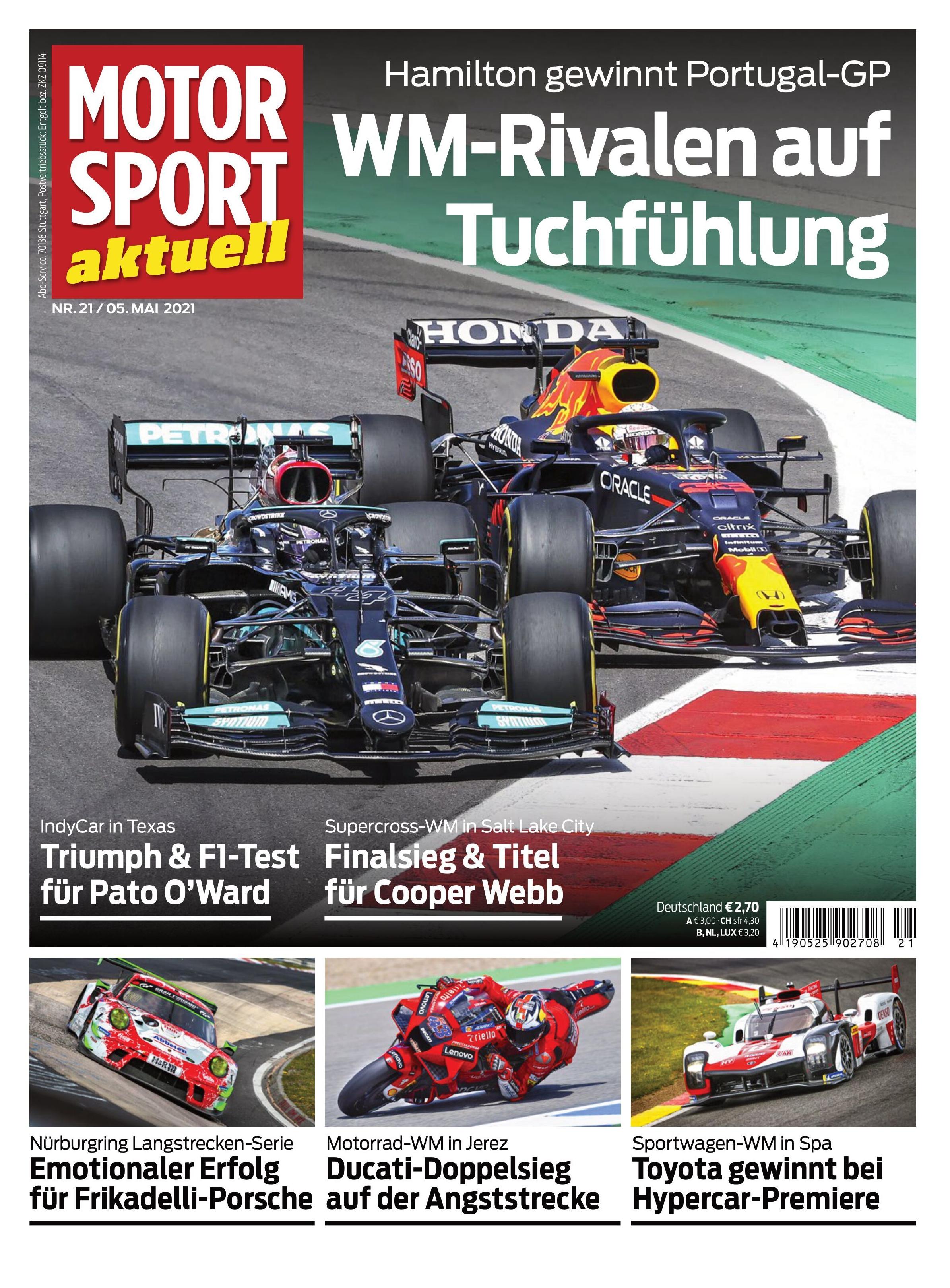 Motorsport Aktuell – aktuelle Ausgabe 2021-21 — Download