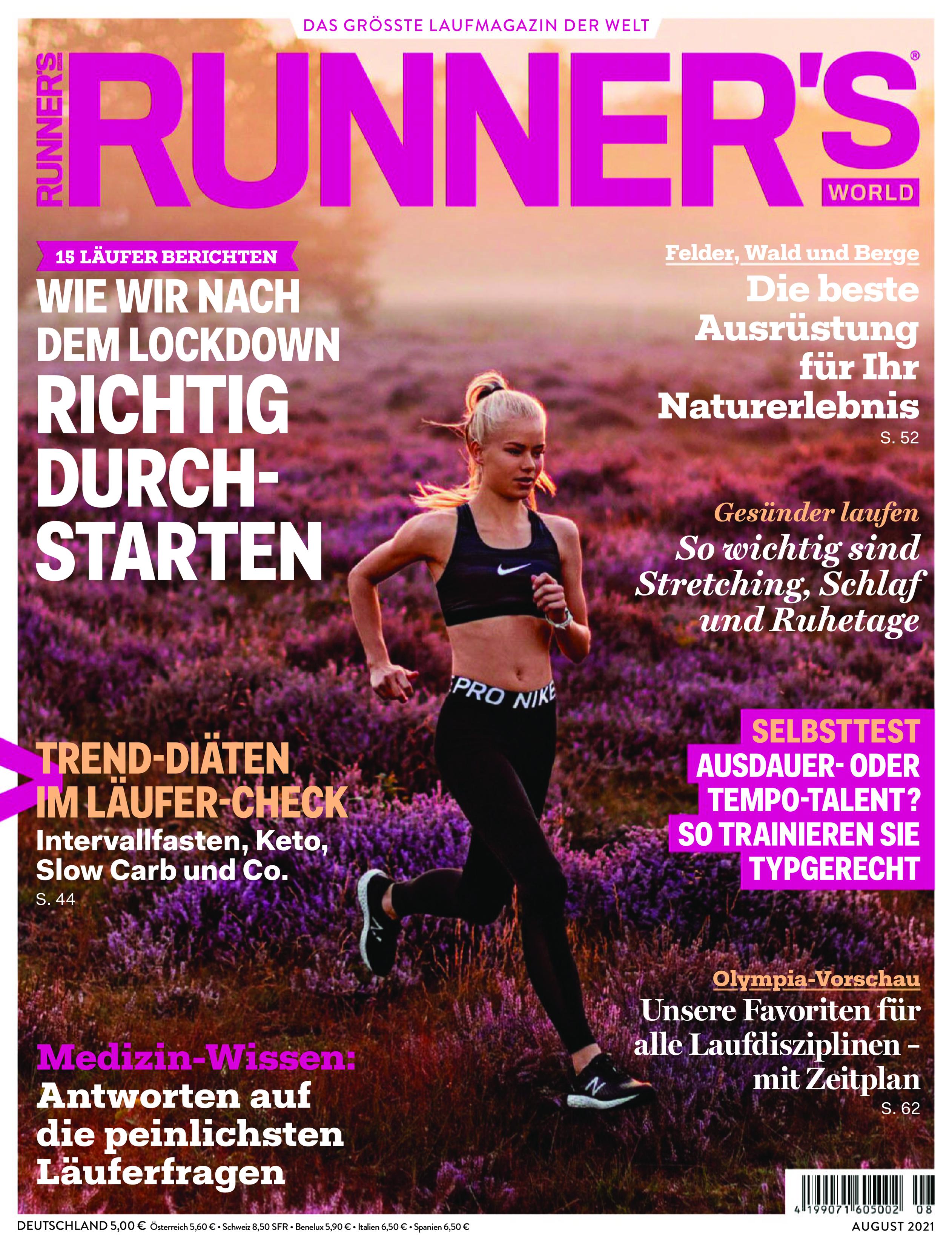 Runners World aktuelle Ausgabe 202108 — Download